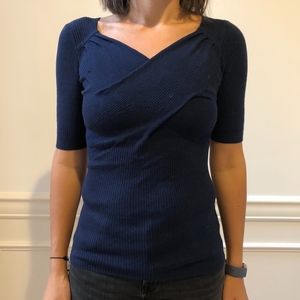Banana Republic Navy Blue Top